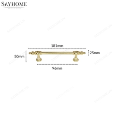 Tay nắm tủ tân cổ điển màu vàng gold 18k SH1388 tại thành phố Hồ Chí Minh