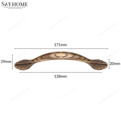 Tay nắm tủ tân cổ điển Vintage màu đồng SH1810 tại thành phố Hồ Chí Minh