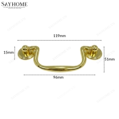 Tay nắm tủ tân cổ điển màu vàng gold SH2206 tại thành phố Hồ Chí Minh