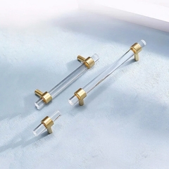 Tay nắm tủ hiện đại acrylic đế liên kết đồng SH22D03 tại thành phố Hồ Chí Minh
