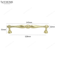 Tay nắm đũa tân tủ cổ điển màu vàng gold SH2366 tại thành phố Hồ Chí Minh
