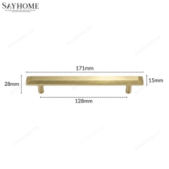 Tay nắm tủ hiện đại màu vàng gold SH2388