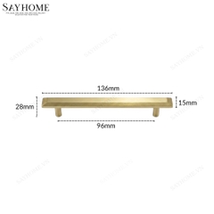 Tay nắm tủ hiện đại màu vàng gold SH2388