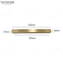 Tay nắm tủ hiện đại màu vàng gold SH2424 tại thành phố Hồ Chí Minh