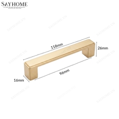 Tay nắm tủ hiện đại màu vàng gold SH28V02 tại thành phố Hồ Chí Minh