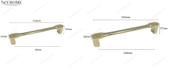 Tay nắm tủ hiện đại màu vàng GOLD SH2803