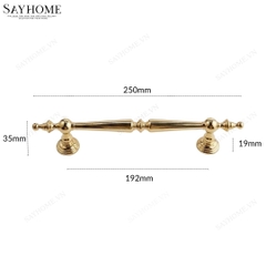 Thông số kĩ thuật Tay nắm đũa tân cổ điển vintage màu vàng gold 18k SH3088 tại Thành phố Hồ Chí Minh