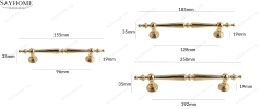 Thông số kĩ thuật Tay nắm đũa tân cổ điển vintage màu vàng gold 18k SH3088 tại Thành phố Hồ Chí Minh
