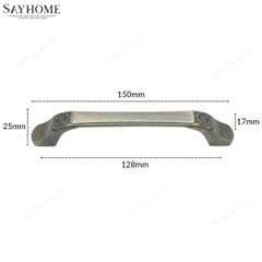 Tay nắm tủ tân cổ điển Vintage màu đồng đen SH5516 tại thành phố Hồ Chí Minh
