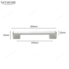 Tay nắm tủ hiện đại màu inox bóng SH5523