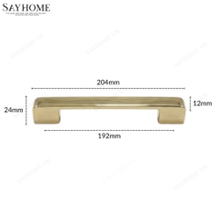 Tay nắm tủ hiện đại màu vàng gold SH5523