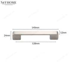 Tay nắm tủ hiện đại màu bạc SH5523