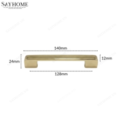 Tay nắm tủ hiện đại màu vàng gold SH5523