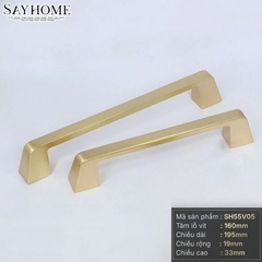 Tay nắm tủ hiện đại màu vàng gold SH55V05 tại thành phố Hồ Chí Minh