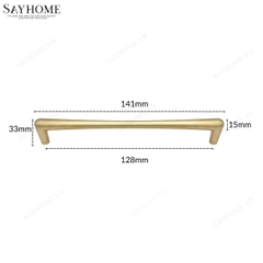 Tay nắm đũa hiện đại tối giản màu vàng mờ SH5609