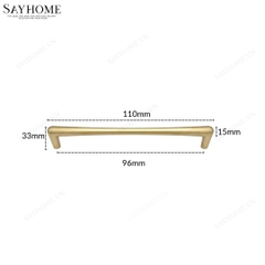 Tay nắm đũa hiện đại tối giản màu vàng mờ SH5609