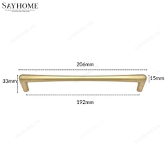 Tay nắm đũa hiện đại tối giản màu vàng mờ SH5609