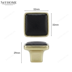 Tay nắm tủ hiện đại màu đen vàng gold SH56DV32 tại thành phố Hồ Chí Minh