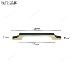 Tay nắm tủ hiện đại màu đen vàng gold SH56DV32 tại thành phố Hồ Chí Minh