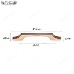 Tay nắm tủ hiện đại màu đỏ vàng gold SH5632 tại thành phố Hồ Chí Minh