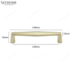 Tay nắm tủ hiện đại màu vàng gold SH5706