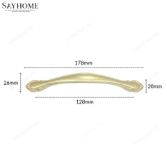 Tay nắm tủ tân cổ điển vintage màu vàng gold SH5707 tại thành phố Hồ Chí Minh