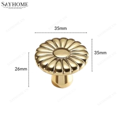 Núm tủ tân cổ điển vintage màu đồng và màu vàng gold  SH7044 tại thành phố Hồ Chí Minh