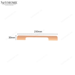 Tay nắm tủ áo thanh dài hiện đại màu vàng SH7D63V5 tại Thành phố Hồ Chí Minh