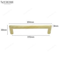 Tay nắm tủ hiện đại màu vàng gold SH8027