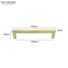 Tay nắm tủ hiện đại màu vàng gold SH8027