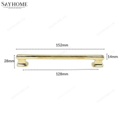 Tay nắm tủ hiện đại màu vàng gold SH8041
