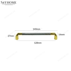 Tay nắm tủ hiện đại màu bạc vàng SH8293 tại thành phố Hồ Chí Minh