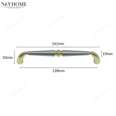 Tay nắm tủ hiện đại màu bạc vàng SH8295 tại thành phố Hồ Chí Minh