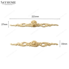 Tay nắm tủ tân cổ điển vintage màu vàng gold SH8297