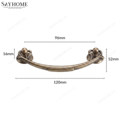 Tay nắm tủ tân cổ điển vintage màu vàng đồng SH82VD98 tại thành phố Hồ Chí Minh