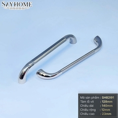 Tay nắm tủ hiện đại màu inox SH82I91 tại thành phố Hồ Chí Minh