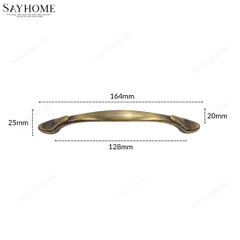 Tay nắm tủ tân cổ điển vintage màu đồng SH8324 tại thành phố Hồ Chí Minh