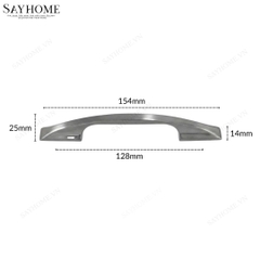 Tay nắm tủ hiện đại màu inox SH8326 tại thành phố Hồ Chí Minh