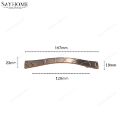Tay nắm tủ tân cổ điển vintage màu đồng SH8327 tại Tân Bình