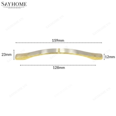 Tay nắm tủ tân cổ điển màu vàng gold bạc SH8337 tại thành phố Hồ Chí Minh