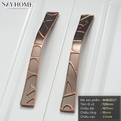 Tay nắm tủ tân cổ điển vintage màu đồng SH83D27 tại Tân Bình