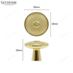 Núm tủ hiện đại màu vàng gold SH8608 tại thành phố Hồ Chí Minh