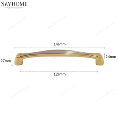Tay nắm tủ hiện đại màu vàng gold ánh bạc SH88VB16 tại thành phố Hồ Chí Minh