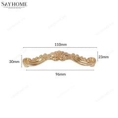 Tay nắm tủ tân cổ điển màu vàng gold SH8835