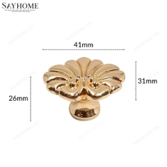 Núm tủ tân cổ điển vintage màu vàng gold SH8835 tại thành phố Hồ Chí Minh