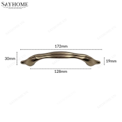 Tay nắm tủ tân cổ điển Vintage đồng SH8869