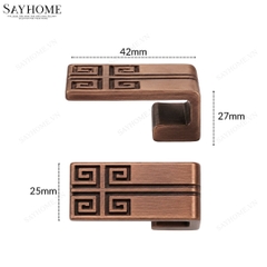 Núm tủ tân cổ điển vintage màu đồng SH8870 tại thành phố Hồ Chí Minh