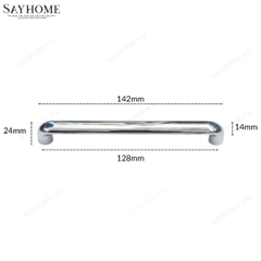 Tay nắm tủ hiện đại màu inox SH8871