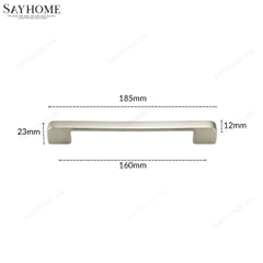 Tay nắm tủ hiện đại màu bạc SH8882 tại thành phố Hồ Chí Minh