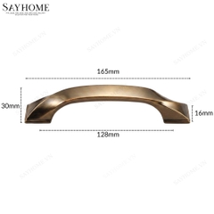 Tay nắm tủ hiện đại màu vàng đồng SH88D83 tại thành phố Hồ Chí Minh